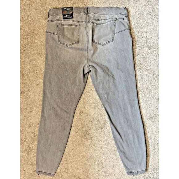 NEW Torrid Bombshell Skinny Super Soft Size 20R Smoke N Mirror Color - Picture 2 of 10